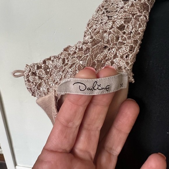 DARLING Nude Lace Bodycon Dress - Picture 6 of 9